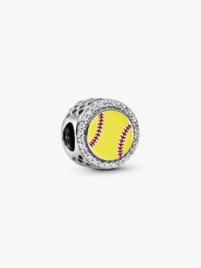 Pandora Softball Charm